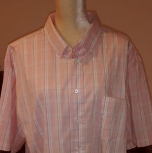 Short sleev mens dress shirt